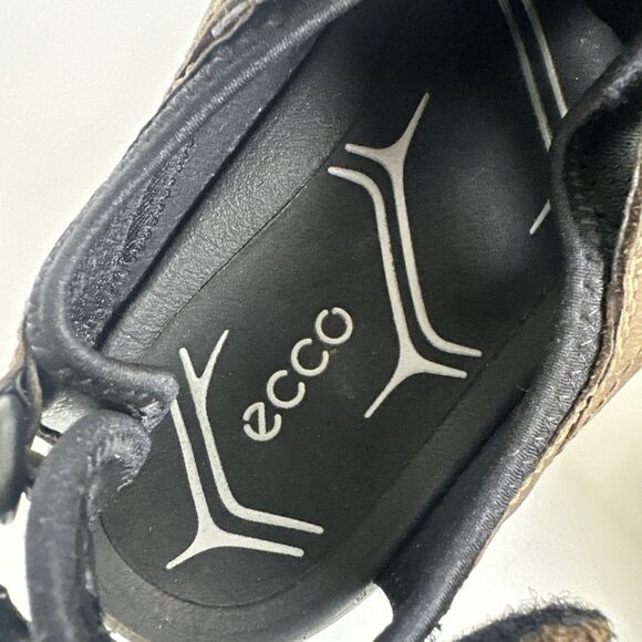 ECCO Biom Delta Offroad Sandal Brown Slip On Bungee Laces Comfort Active Mens 43 main image 11